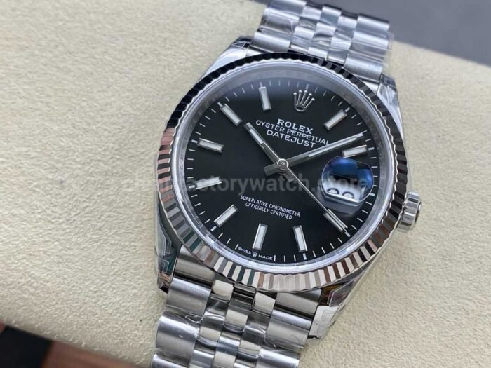 VS Factory Rolex Datejust 126234-0015 36mm Full 904L Black Dial Jubilee - Image 3