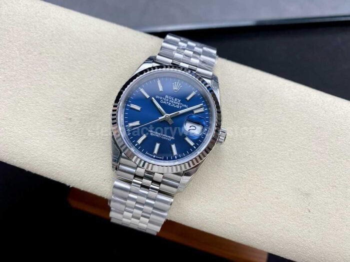 VS Factory Rolex Datejust 126234-0017 36mm Full 904L Blue Dial Jubilee - Image 5
