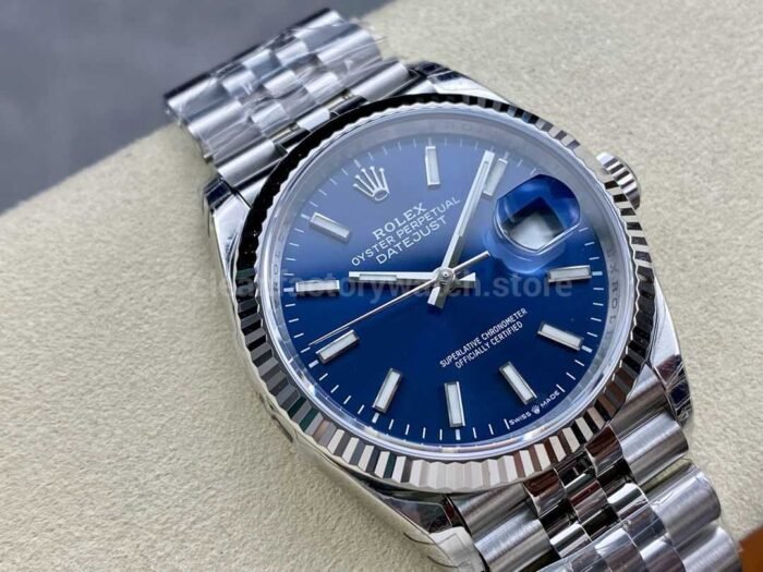 VS Factory Rolex Datejust 126234-0017 36mm Full 904L Blue Dial Jubilee - Image 2