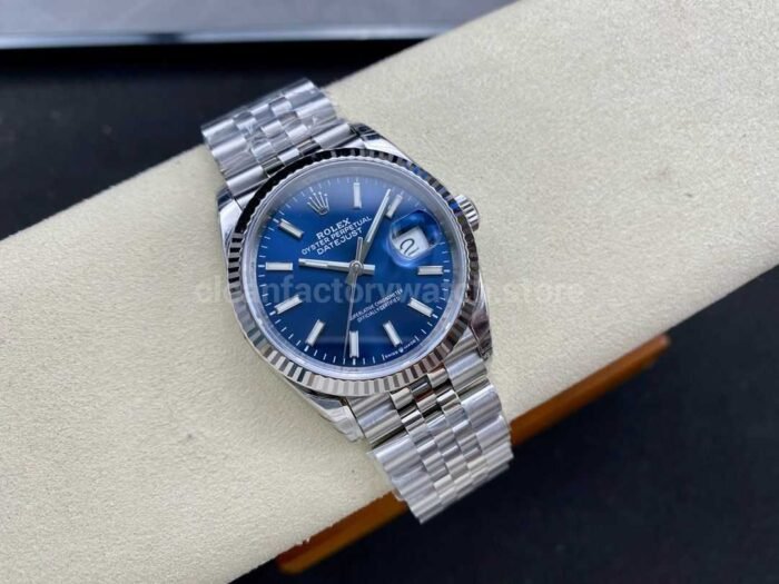 VS Factory Rolex Datejust 126234-0017 36mm Full 904L Blue Dial Jubilee - Image 4