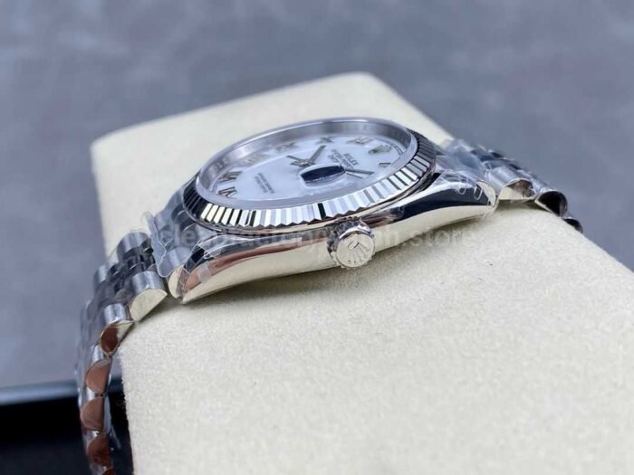 VS Factory Rolex Datejust 126234 0025 36mm Full 904L Roman Numerals White Dial Jubilee 1 Super Clone Watch,Clean Factory Watch