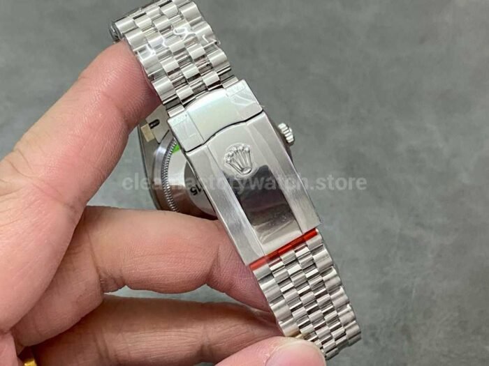 VS Factory Rolex Datejust 126234 0027 36mm Full 904L Diamond Black Dial Jubilee 4 Super Clone Watch,Clean Factory Watch