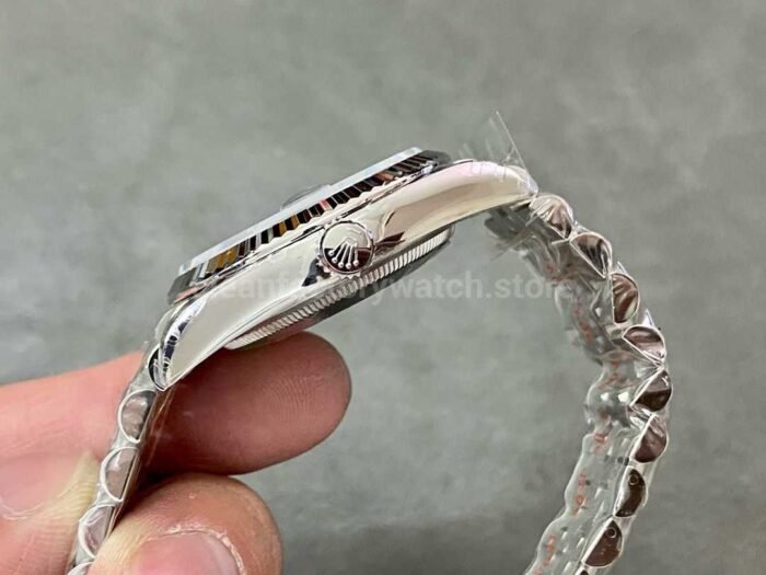 VS Factory Rolex Datejust 126234 0027 36mm Full 904L Diamond Black Dial Jubilee 5 Super Clone Watch,Clean Factory Watch