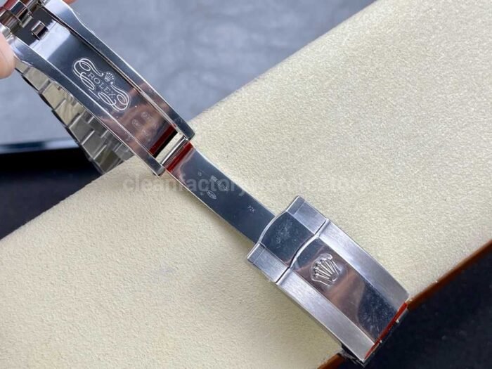VS Factory Rolex Datejust 126234-0047 36mm Full 904L Olive Green Palm Motif Dial Jubilee - Image 9