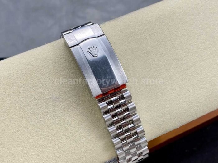 VS Factory Rolex Datejust 126234-0047 36mm Full 904L Olive Green Palm Motif Dial Jubilee - Image 8