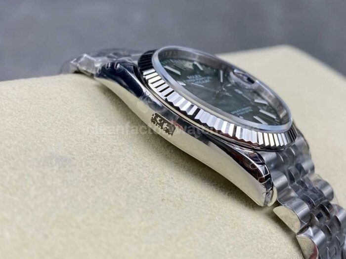 VS Factory Rolex Datejust 126234-0047 36mm Full 904L Olive Green Palm Motif Dial Jubilee - Image 5