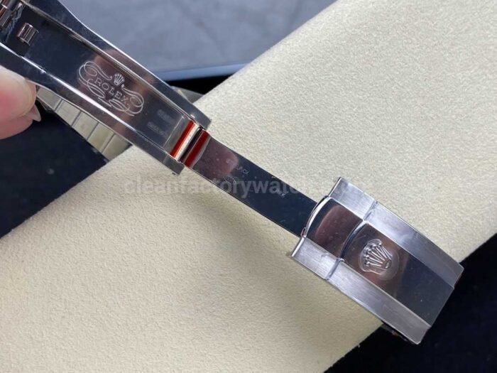 VS Factory Rolex Datejust 126234-0057 36mm Full 904L Diamond Fluted Motif Blue Dial Jubilee - Image 9