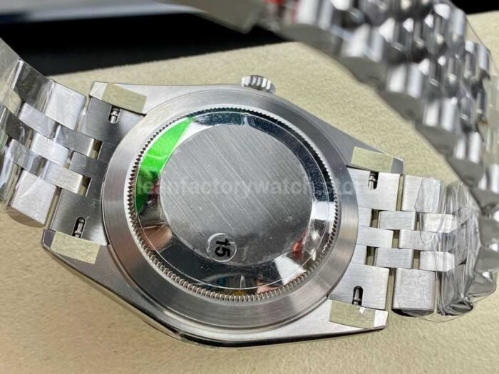 VS Factory Rolex Datejust 126300 0020 41mm Smooth Bezel Full 904L Mint Green Dial Jubilee 6 Super Clone Watch,Clean Factory Watch