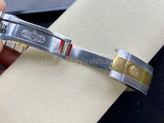 VS Factory Rolex Datejust 126303-0016 41mm Gold Smooth Bezel Half Yellow Gold White Dial Rolex Datejust - Image 9