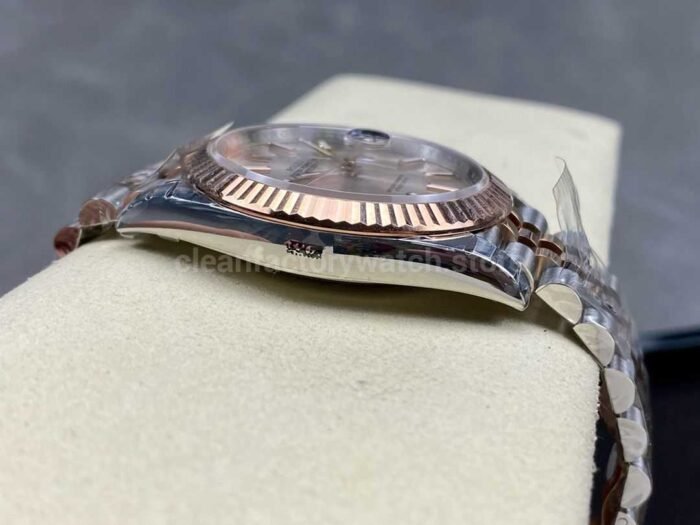 VS Factory Rolex Datejust 126331-0010 41mm Half Rose Gold Pink Dial Jubilee - Image 6