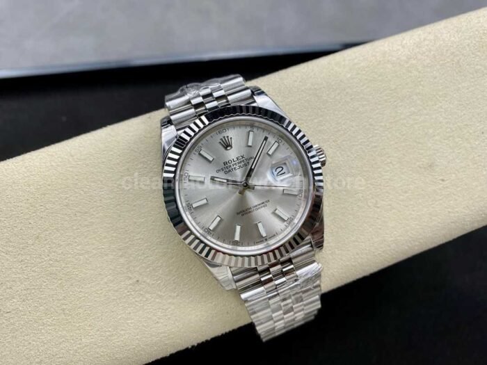 VS Factory Rolex Datejust 126334-0004 41mm Full 904L Silver Dial Jubilee - Image 4
