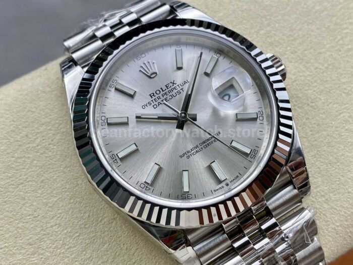 VS Factory Rolex Datejust 126334-0004 41mm Full 904L Silver Dial Jubilee - Image 2