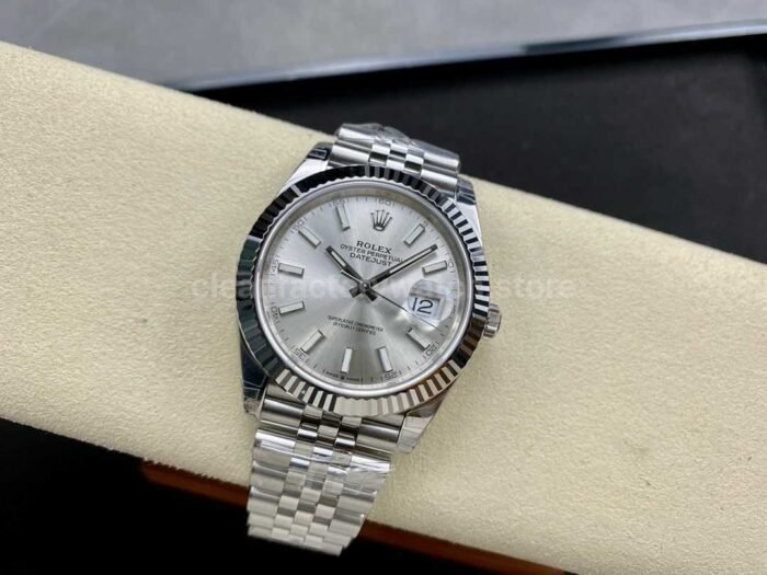 VS Factory Rolex Datejust 126334-0004 41mm Full 904L Silver Dial Jubilee - Image 5