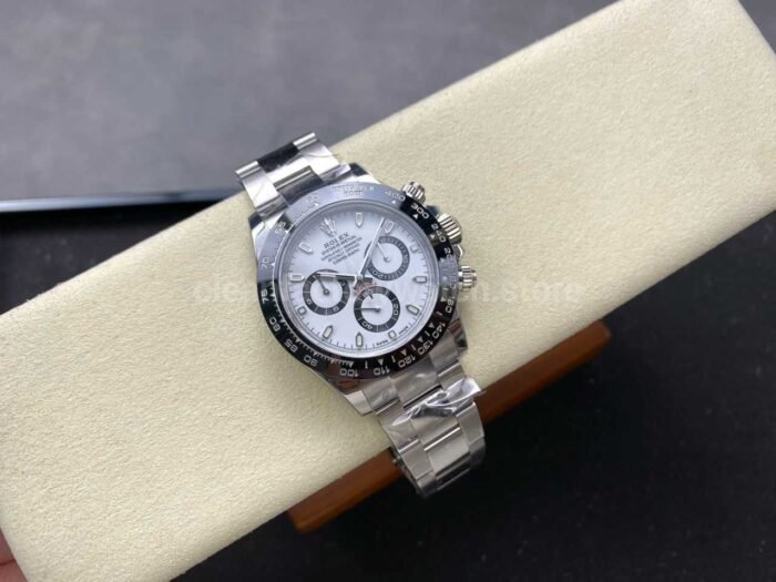 VS Factory Rolex Daytona Panda 116500LN 0001 40MM Full 904L White Dial 8 Super Clone Watch,Clean Factory Watch