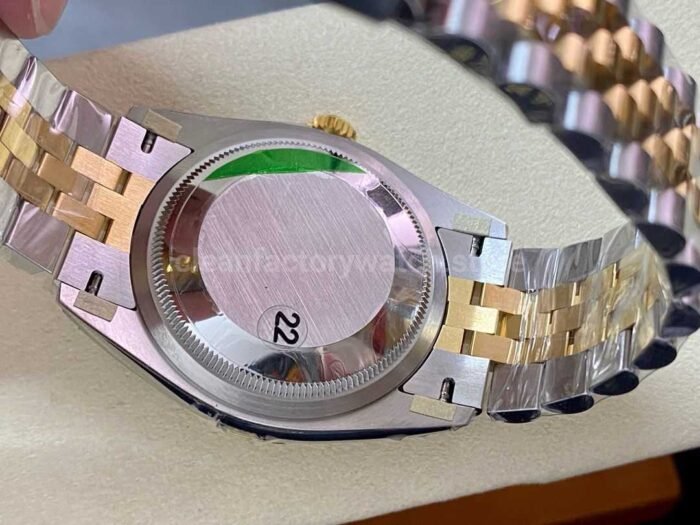 VS Factory Rolex Wimbledon Datejust 126233 0035 36mm Half Yellow Gold Roman Number Grey Dial J Super Clone Watch,Clean Factory Watch
