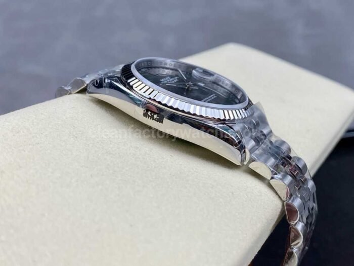 VS Factory Rolex Wimbledon Datejust 126234 0045 36mm Full 904L Roman Number Grey Dial Jubilee 9 Super Clone Watch,Clean Factory Watch