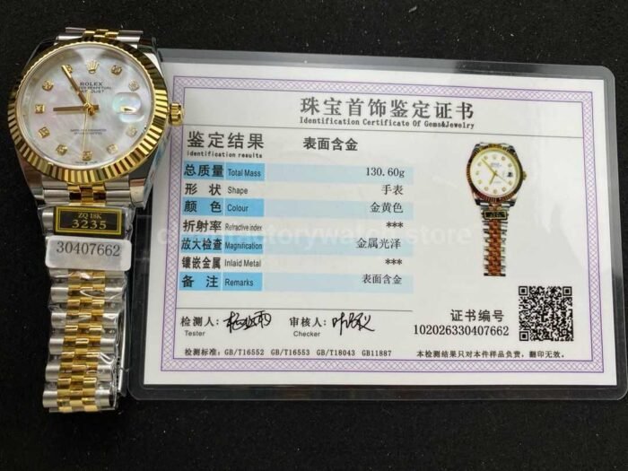 ZQ Factory Rolex Datejust 126333 0018 41mm 3 Super Clone Watch,Clean Factory Watch
