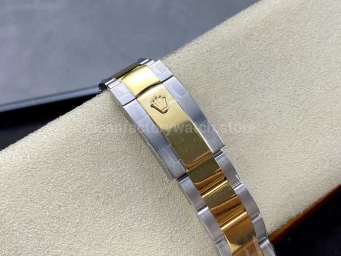ZQ Factory Rolex Datejust 126333-0019 41mm Half Yellow Gold Roman Numerals Wimbledon Grey Dial - Image 8