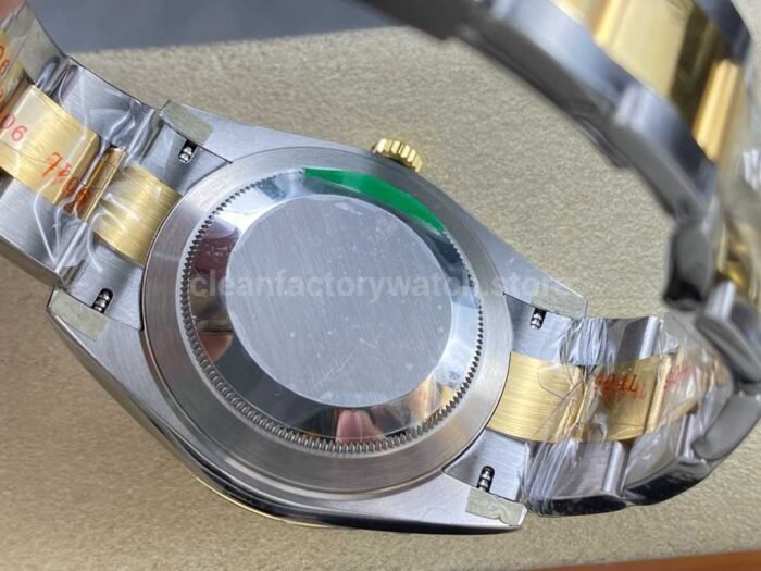 ZQ Factory Rolex Datejust 126333-0019 41mm Half Yellow Gold Roman Numerals Wimbledon Grey Dial - Image 7