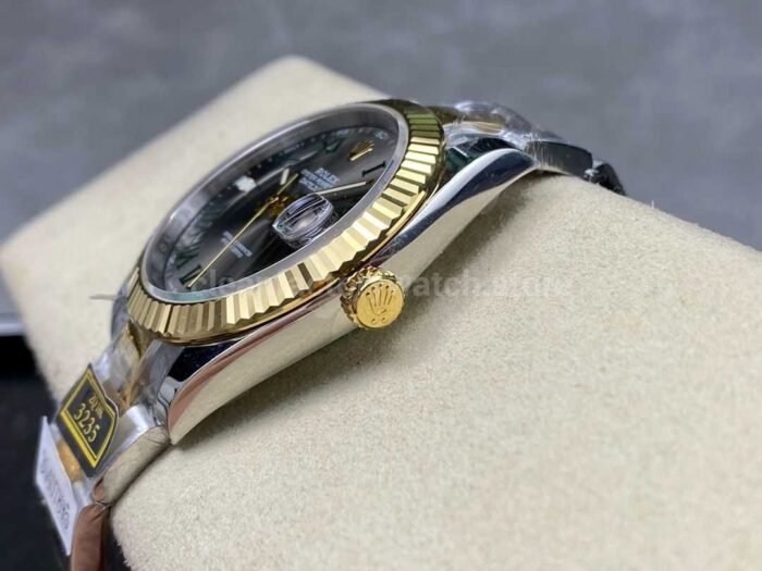 ZQ Factory Rolex Datejust 126333-0019 41mm Half Yellow Gold Roman Numerals Wimbledon Grey Dial - Image 5