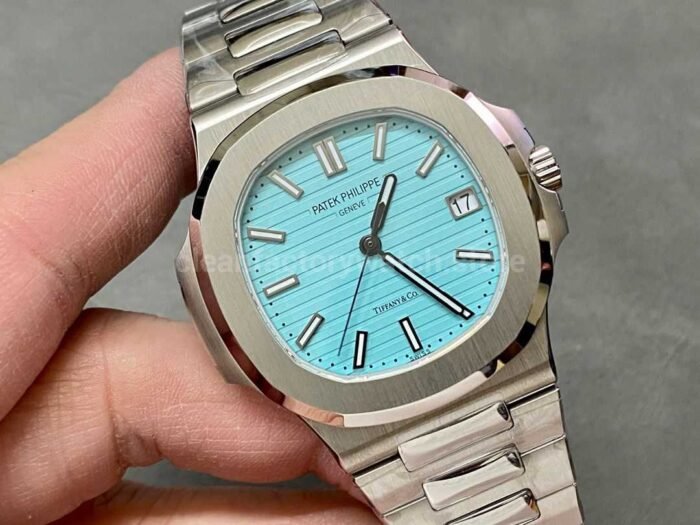 3K Factory Patek Philippe Nautilus 40mm 5711 1A 018 Tiffany Blue Dial 3 Super Clone Watch,Clean Factory Watch