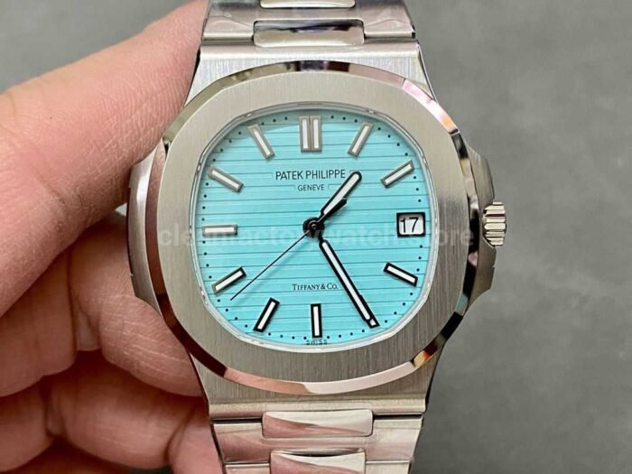 3K Factory Patek Philippe Nautilus 40mm 5711 1A 018 Tiffany Blue Dial 6 Super Clone Watch,Clean Factory Watch