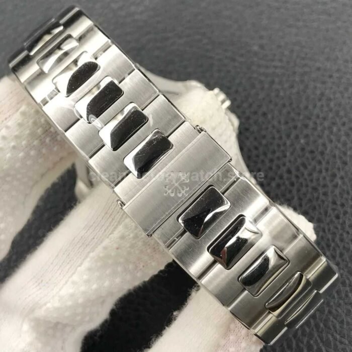 3K Factory Patek Philippe Nautilus 40th Anniversary Nautilus Platinum 40mm 5711 1P Blue Dial 7 Super Clone Watch,Clean Factory Watch