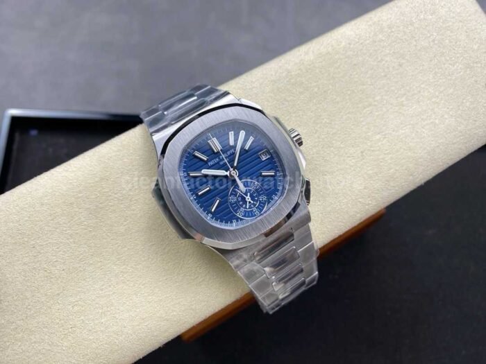 3K Factory Patek Philippe Nautilus 5976-1G Full Steel Blue  Dial - Image 4