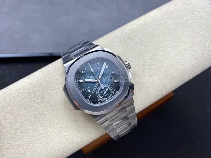 3K Factory Patek Philippe Nautilus 59901A 011 40.5mm Full Steel Blue Dial 2 Super Clone Watch,Clean Factory Watch