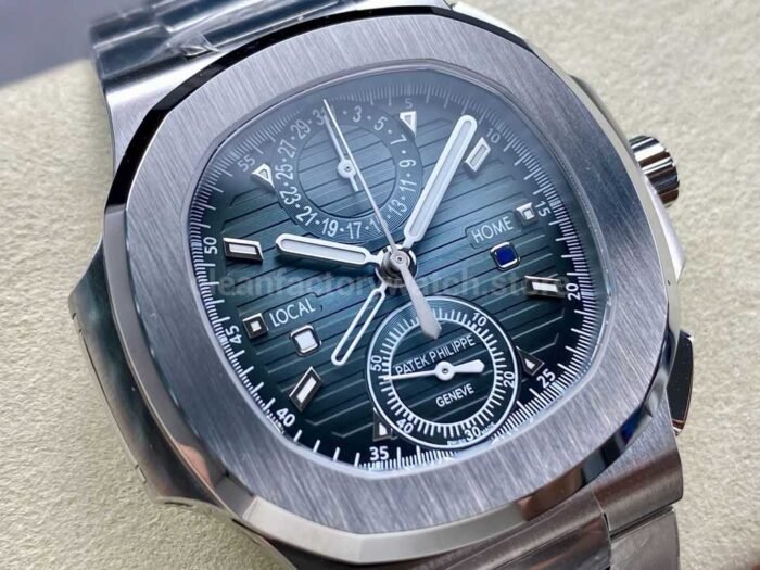 3K Factory Patek Philippe Nautilus 59901A 011 40.5mm Full Steel Blue Dial 3 Super Clone Watch,Clean Factory Watch