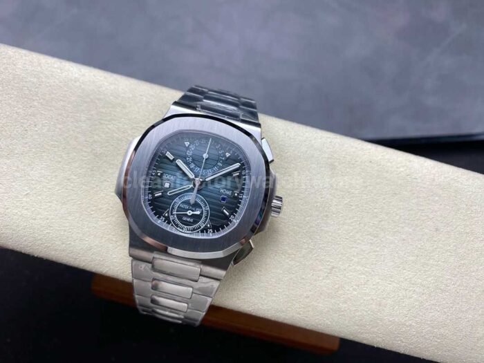 3K Factory Patek Philippe Nautilus 59901A 011 40.5mm Full Steel Blue Dial 4 Super Clone Watch,Clean Factory Watch