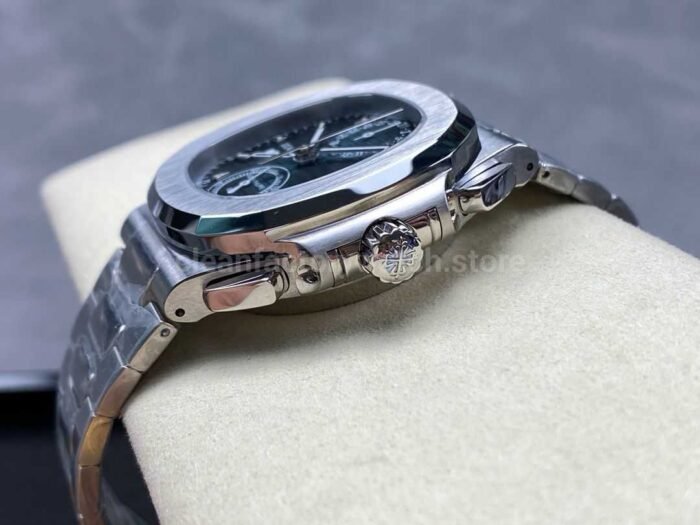 3K Factory Patek Philippe Nautilus 59901A 011 40.5mm Full Steel Blue Dial 9 Super Clone Watch,Clean Factory Watch