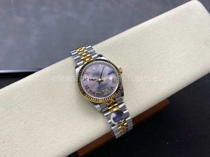 8 Factory Rolex counterweight Datejust 278273 0004 31mm Half Yellow Gold Roman Numerals Diamo 8 Super Clone Watch,Clean Factory Watch