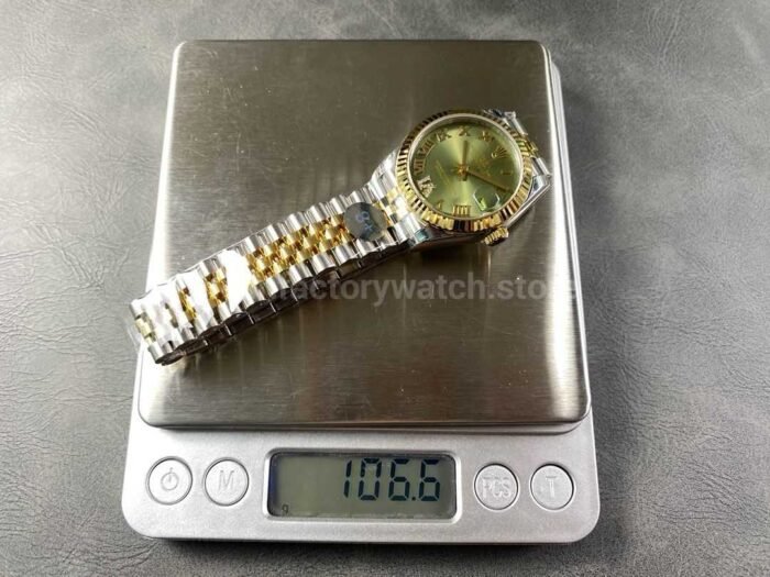 8 Factory Rolex counterweight Datejust 278273 0016 31mm Half Yellow Gold Roman Numerals Diam Super Clone Watch,Clean Factory Watch