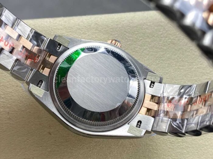 8 Factory Rolexcounterweight Datejust 278271 0020 31mm Half Rose Gold Roman Numerals Diamond 5 Super Clone Watch,Clean Factory Watch