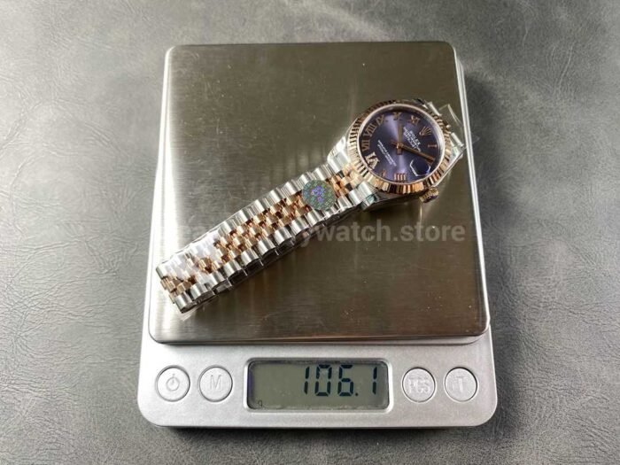 8 Factory Rolexcounterweight Datejust 278271 0020 31mm Half Rose Gold Roman Numerals Diamond 7 Super Clone Watch,Clean Factory Watch