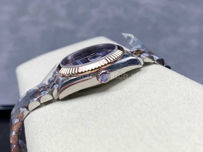 8 Factory Rolexcounterweight Datejust 278271 0020 31mm Half Rose Gold Roman Numerals Diamond 9 Super Clone Watch,Clean Factory Watch