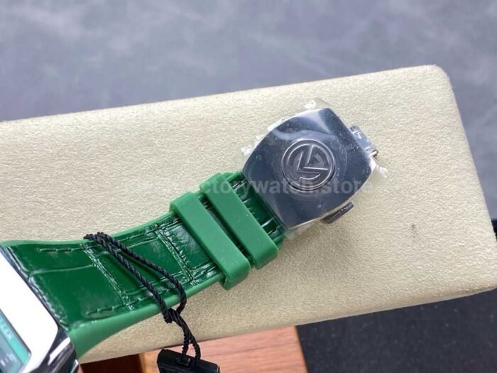 ABF Factory Franck Muller Vanguard V 45 SC DT YACHT 45mm Steel Rubber Strap Arabic Numerals Green Super Clone Watch,Clean Factory Watch