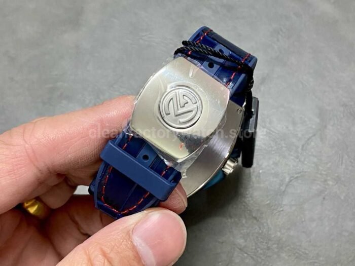 ABF Factory Franck Muller Vanguard V45 44mm Steel Rubber Strap Blue Dial 1 Super Clone Watch,Clean Factory Watch