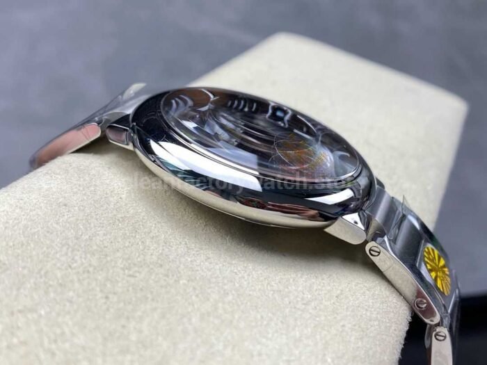 AF Factory Cartier Ballon Bleu 42mm Full Steel Roman Numerals Brown Dial - Image 6