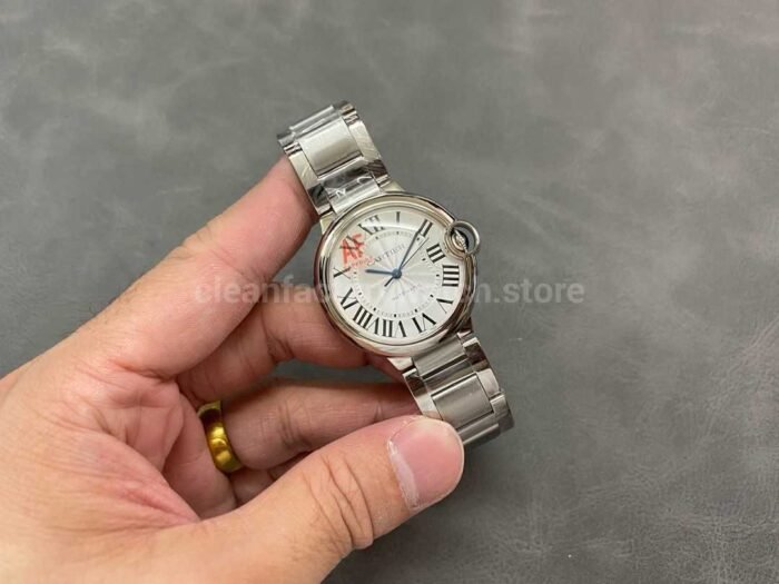 AF Factory Cartier Ballon Bleu W6920046 36mm Full Steel White Dial - Image 4