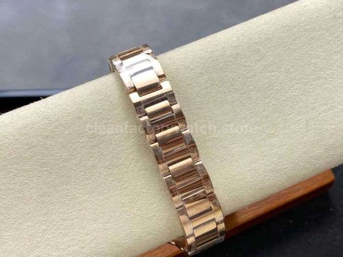 AF Factory Cartier Ballon Bleu WE902025 28mm Full Rose Gold Roman Numerals&Diamond Silver Dial - Image 9