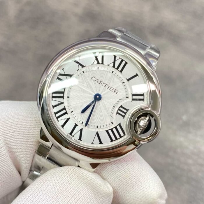 AF Factory Cartier Ballon Bleu WSBB0033 33mm Full Steel White Dial 4 Super Clone Watch,Clean Factory Watch
