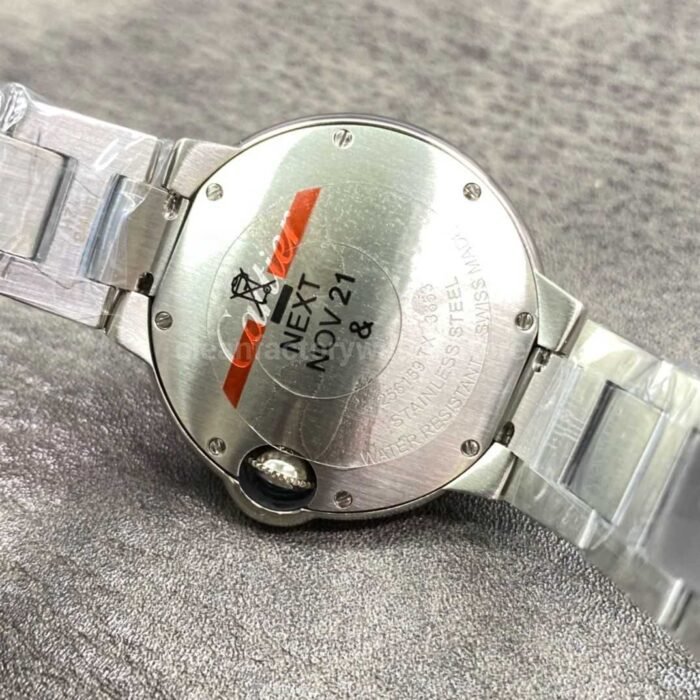 AF Factory Cartier Ballon Bleu WSBB0033 33mm Full Steel White Dial 6 Super Clone Watch,Clean Factory Watch