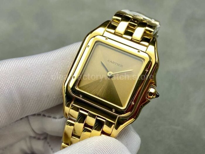 AF Factory Cartier Panthère 27mm Full Yellow Gold ,Gold Dial - Image 3