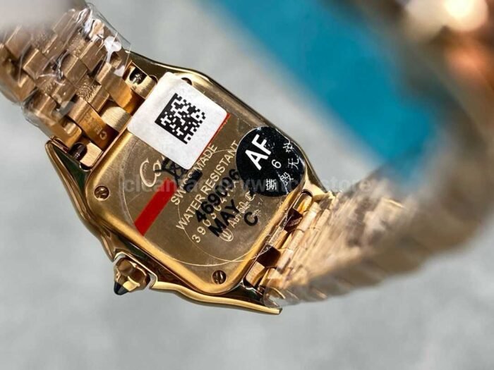 AF Factory Cartier Panthere WJPN0035 22mm Full Rose Gold Red Dial 5 Super Clone Watch,Clean Factory Watch