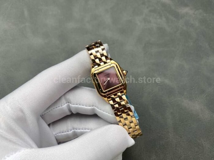 AF Factory Cartier Panthere WJPN0035 22mm Full Rose Gold Red Dial 8 Super Clone Watch,Clean Factory Watch