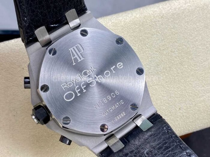 APF Factory Audemars Piguet Royal Oak Offshore Chronograph 26170ST.OO.D101CR.02 42mm Steel Leather Strap Arabic Numerals Silver Dial - Image 7