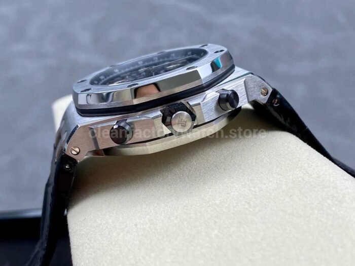 APF Factory Audemars Piguet Royal Oak Offshore Chronograph 26470ST.OO.A104CR.01 42mm Steel Leather Strap Arabic Numerals Grey Dial - Image 6
