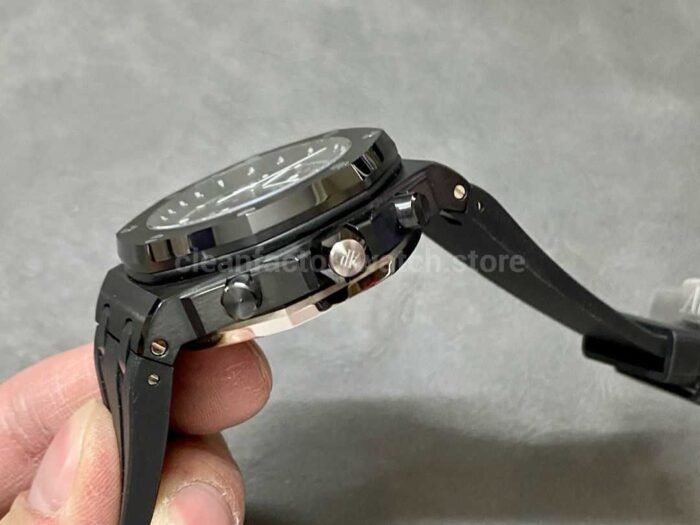 APF Factory Audemars Piguet Royal Oak Offshore Chronograph 26238CE.OO.1300CE.01 42mm Ceramic Rubber Strap Black Dial - Image 6
